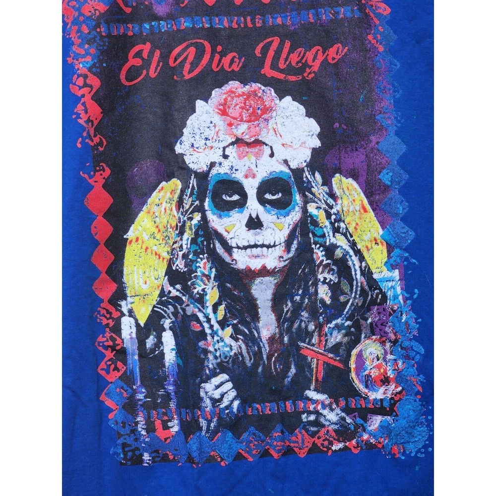Dia De Los Muertos T-Shirt Size XL Skull Horror Halloween - Picture 2 of 4